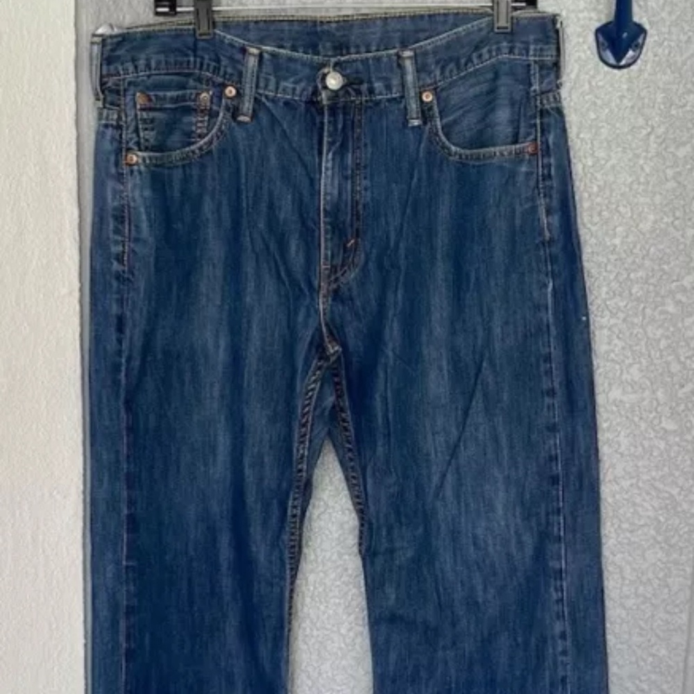 Levi's 569 Denim Jeans Men’s 34x30 Dark Wash Blue Loose Straight Fit Modern Y2K